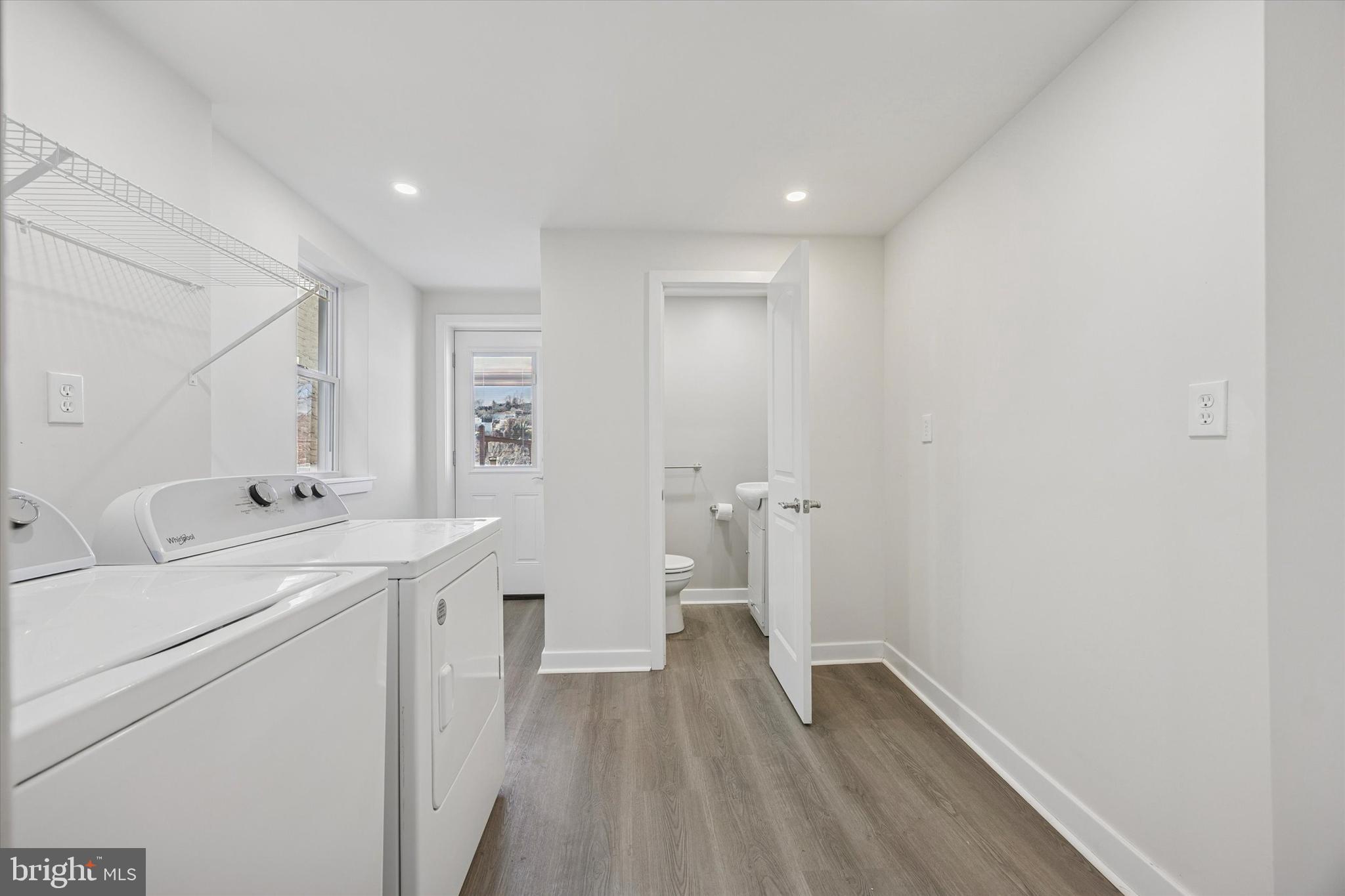 4666 Canton Street Philadelphia, PA 19127 - Photo 11 of 35 a view of hallway with washer and dryer