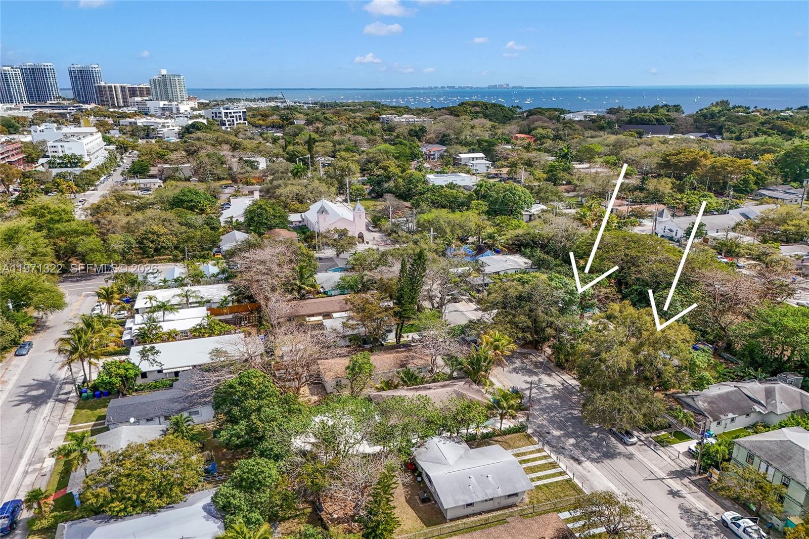 3544 William Avenue Miami, FL 33133 - Photo 13 of 13 an aerial view of residential houses with city view