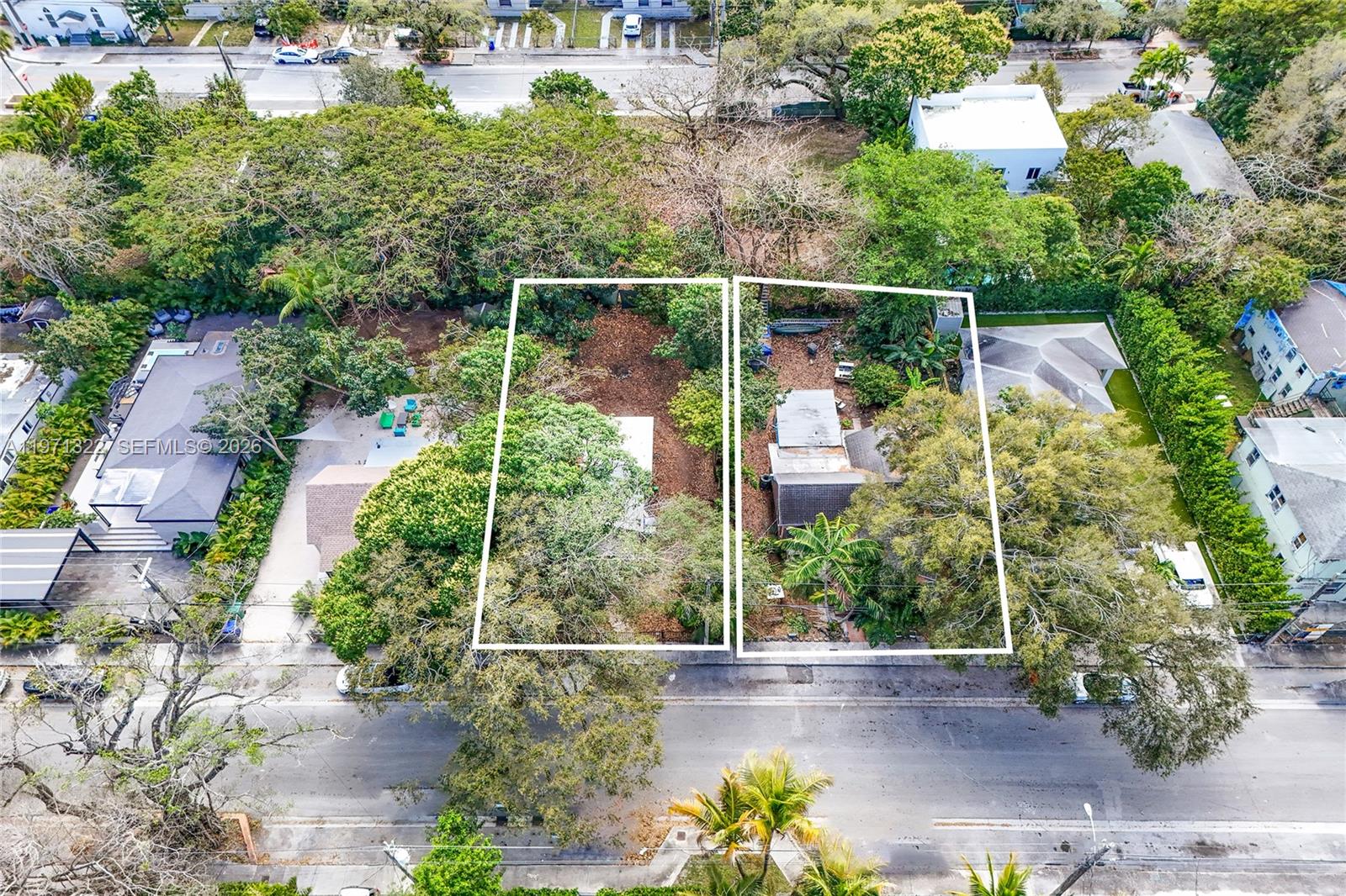 3544 William Avenue Miami, FL 33133 - Photo 8 of 13 an aerial view of houses with yard