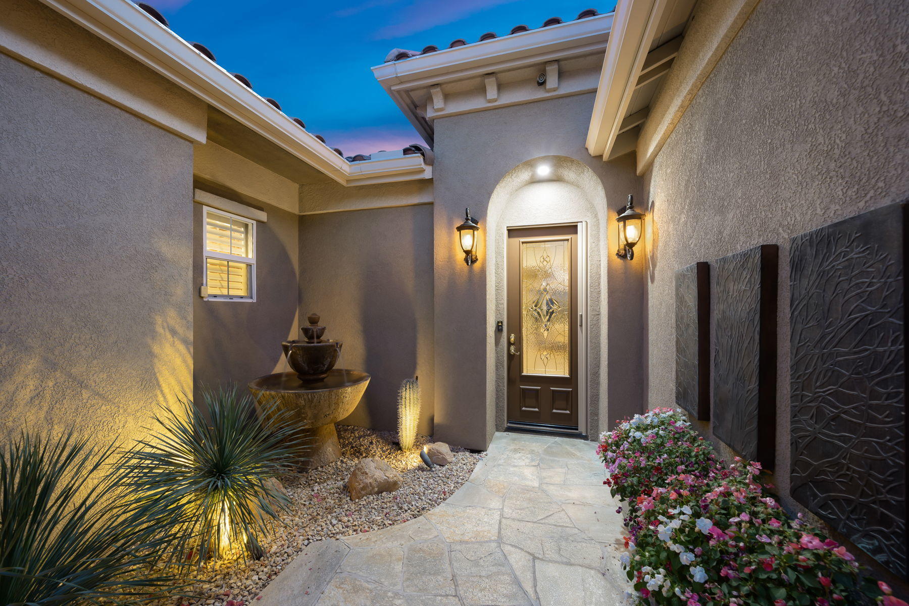 3 Pyramid Lake Court Rancho Mirage, CA 92270 - Photo 5 of 40 a view of entryway and hall with wooden floor