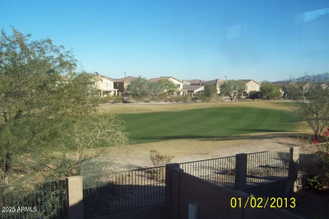 a view of a lake with an outdoor space