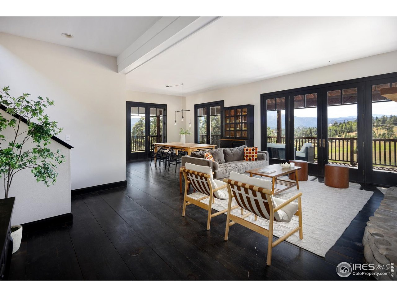 8558 Flagstaff Road Boulder, CO 80302 - Photo 50 of 50 a living room with furniture and a wooden floor