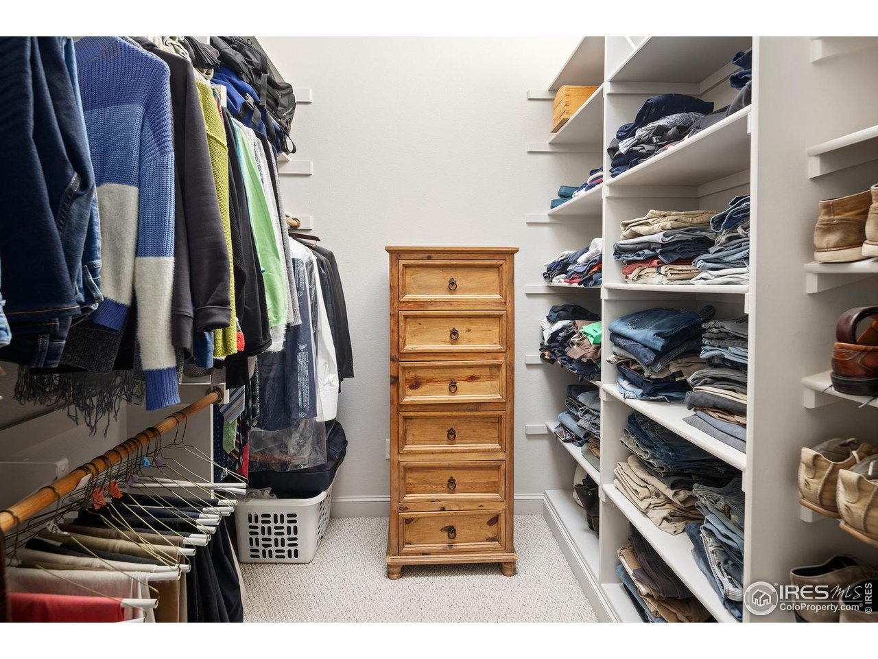 8558 Flagstaff Road Boulder, CO 80302 - Photo 37 of 50 a view of walk in closet with clothes and shoes