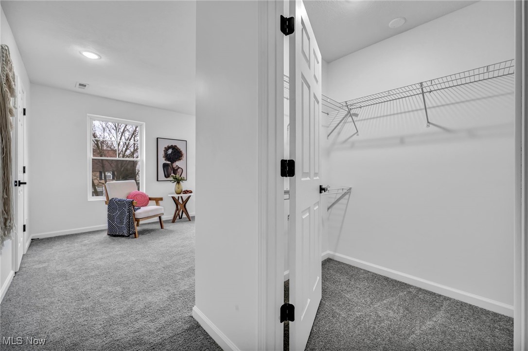 3734 Pennington Road Cleveland, OH 44120 - Photo 23 of 45 Walk in closet featuring dark carpet