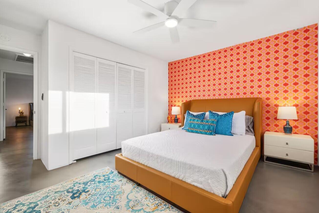 6451 Red Bluff Avenue Yucca Valley, CA 92284 - Photo 40 of 71 a bedroom with a bed and a cabinets