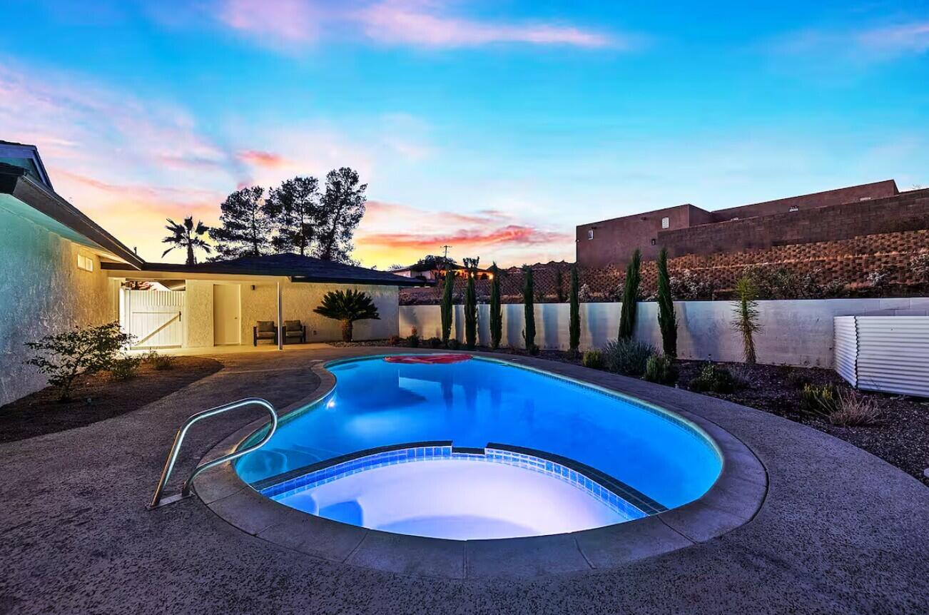 6451 Red Bluff Avenue Yucca Valley, CA 92284 - Photo 63 of 71 a view of swimming pool with seating space