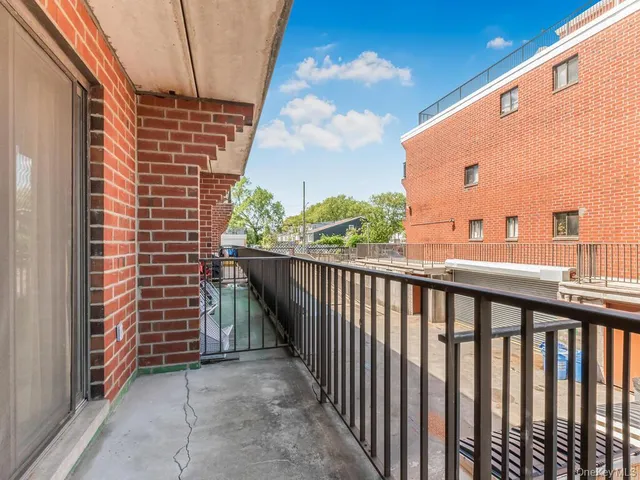 a view of city from balcony