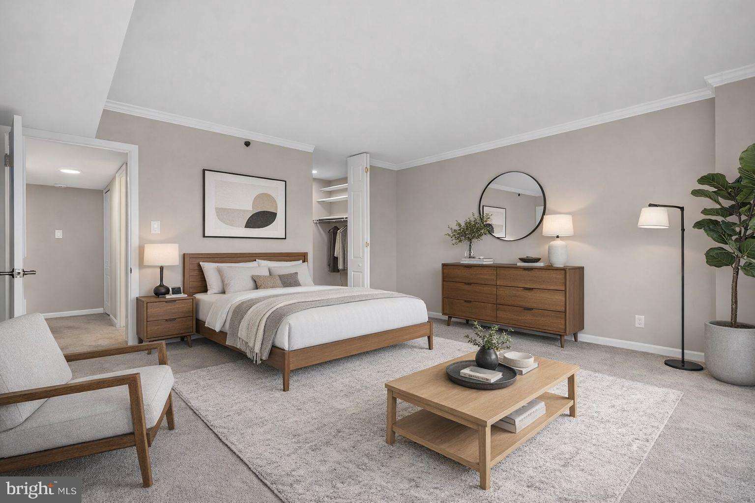 9200 Edwards Way, Unit 811 Hyattsville, MD 20783 - Photo 9 of 19 Virtually Staged Bedroom