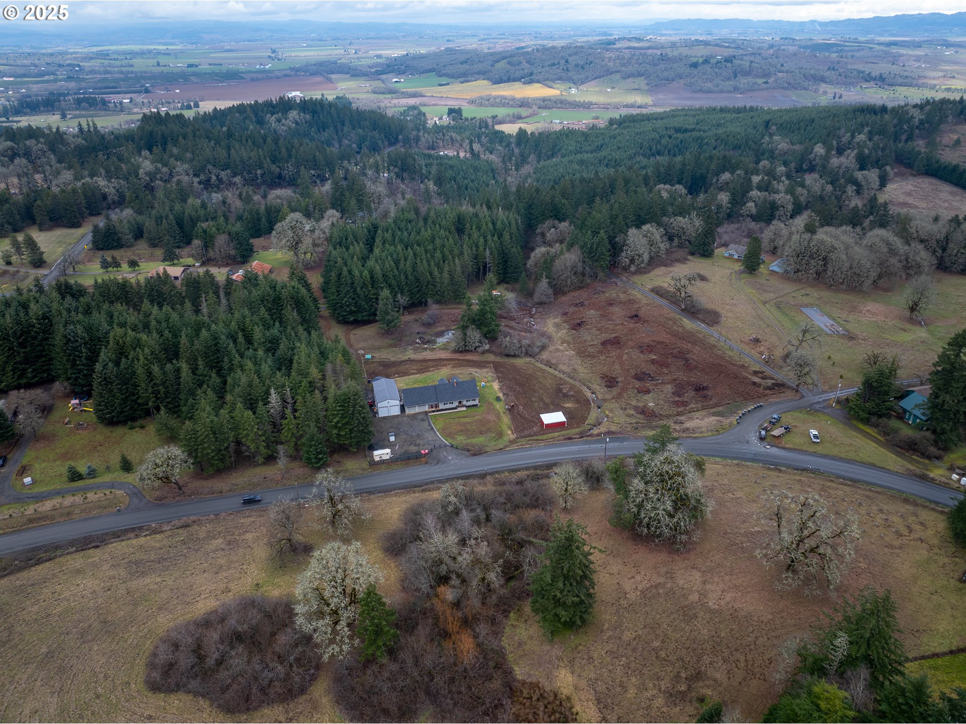 15105 Orchard Knob Road Dallas, OR 97338 - Photo 5 of 48 an aerial view of a house with a yard