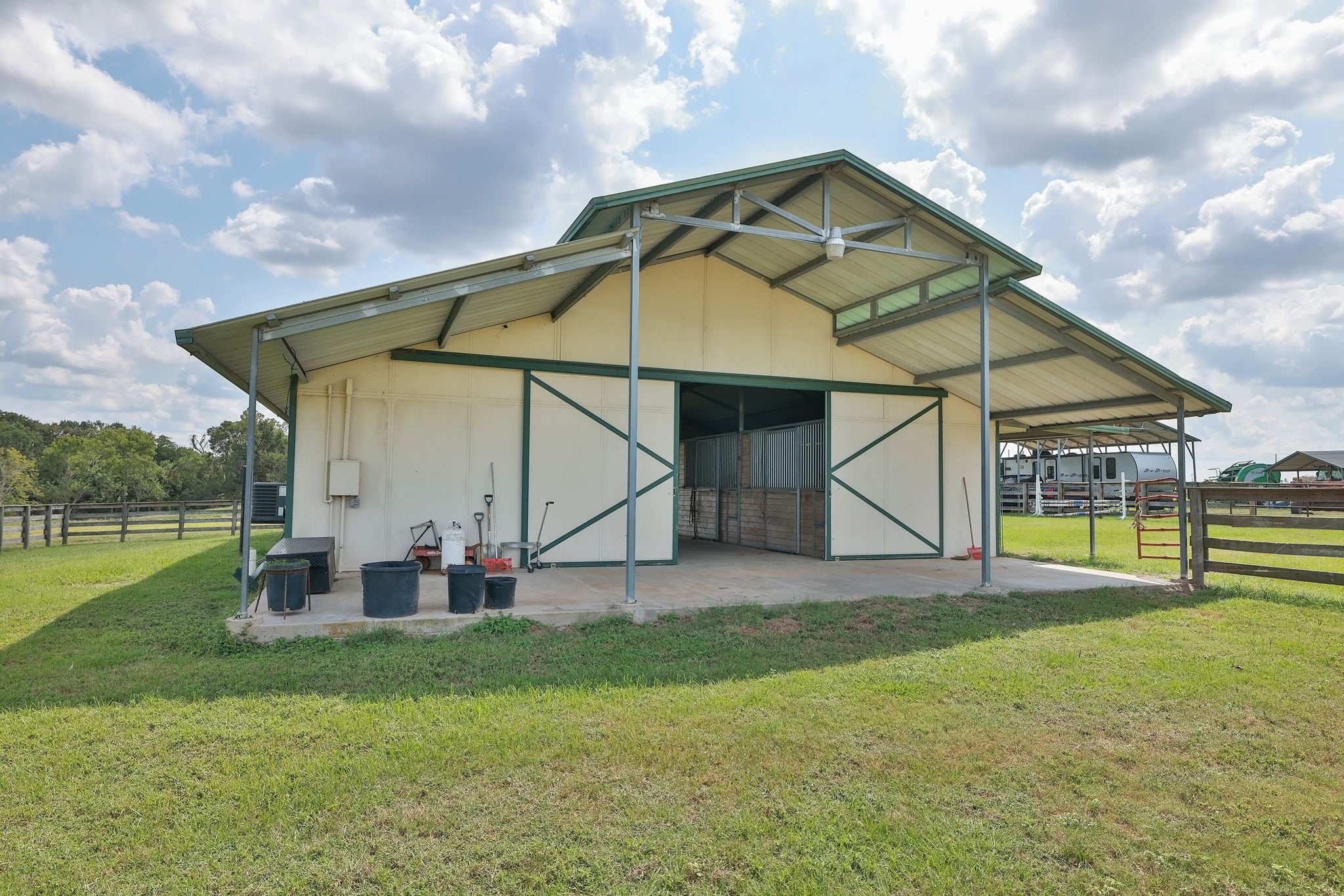 24783 Nine Bar Road Hempstead, TX 77445 - Photo 14 of 42 a view of a house with a yard and sitting area