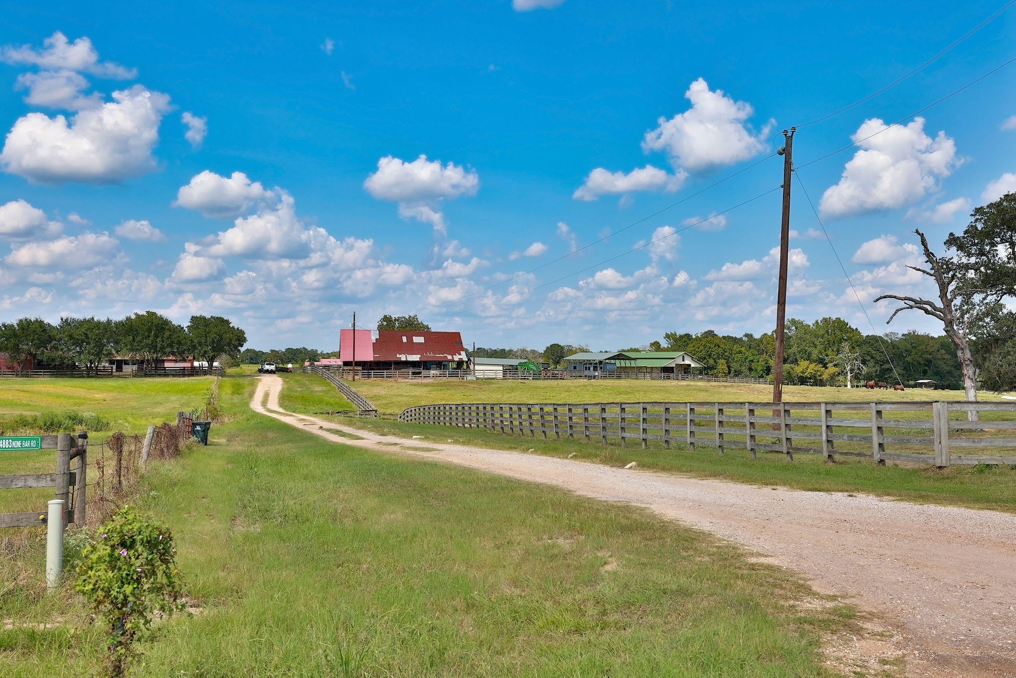 24783 Nine Bar Road Hempstead, TX 77445 - Photo 6 of 42 a view of a lake with a big yard