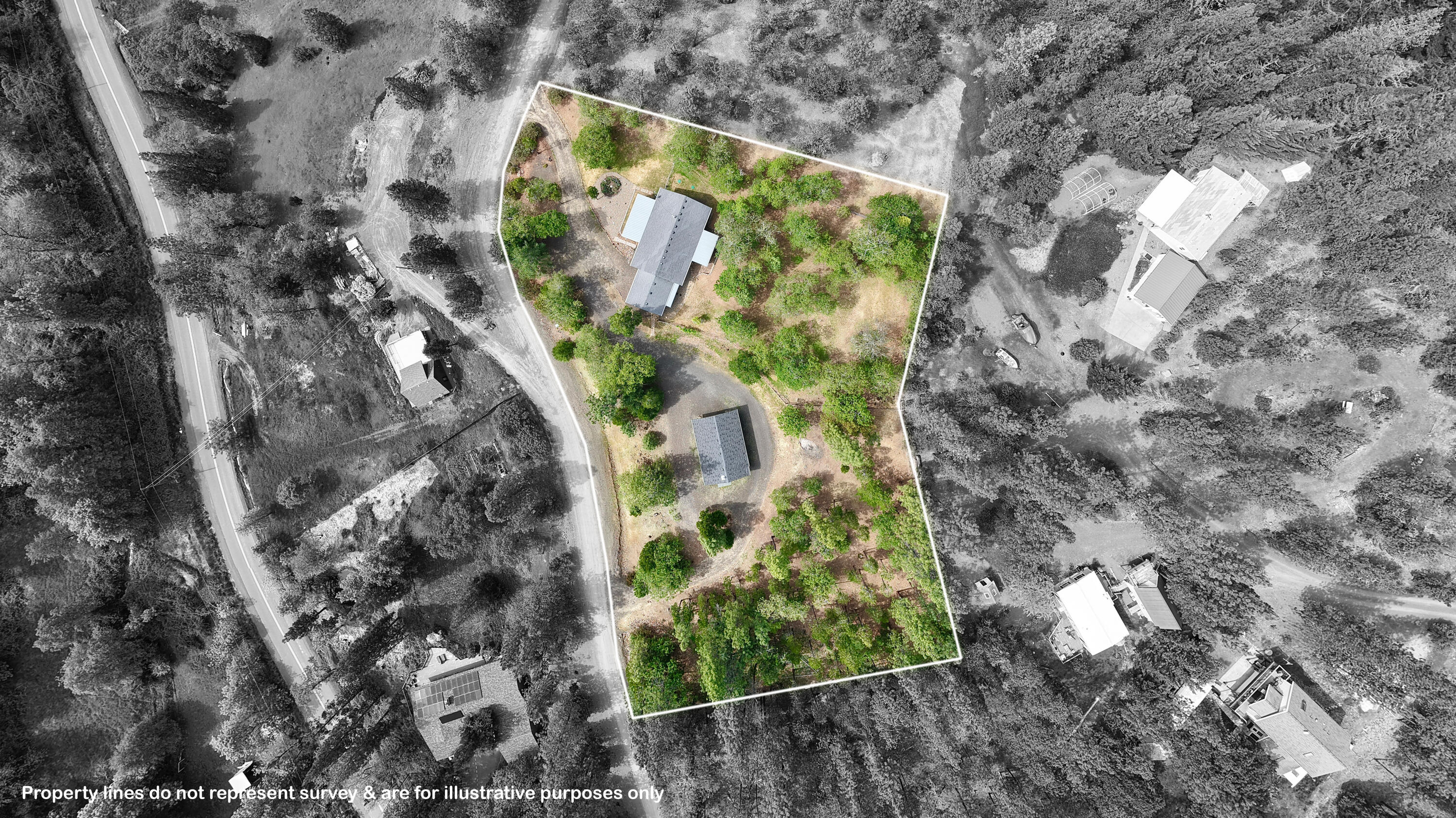 204 Shipley Terrace Prospect, OR 97536 - Photo 5 of 61 Property lines are approx. and for illustrative purposes only.