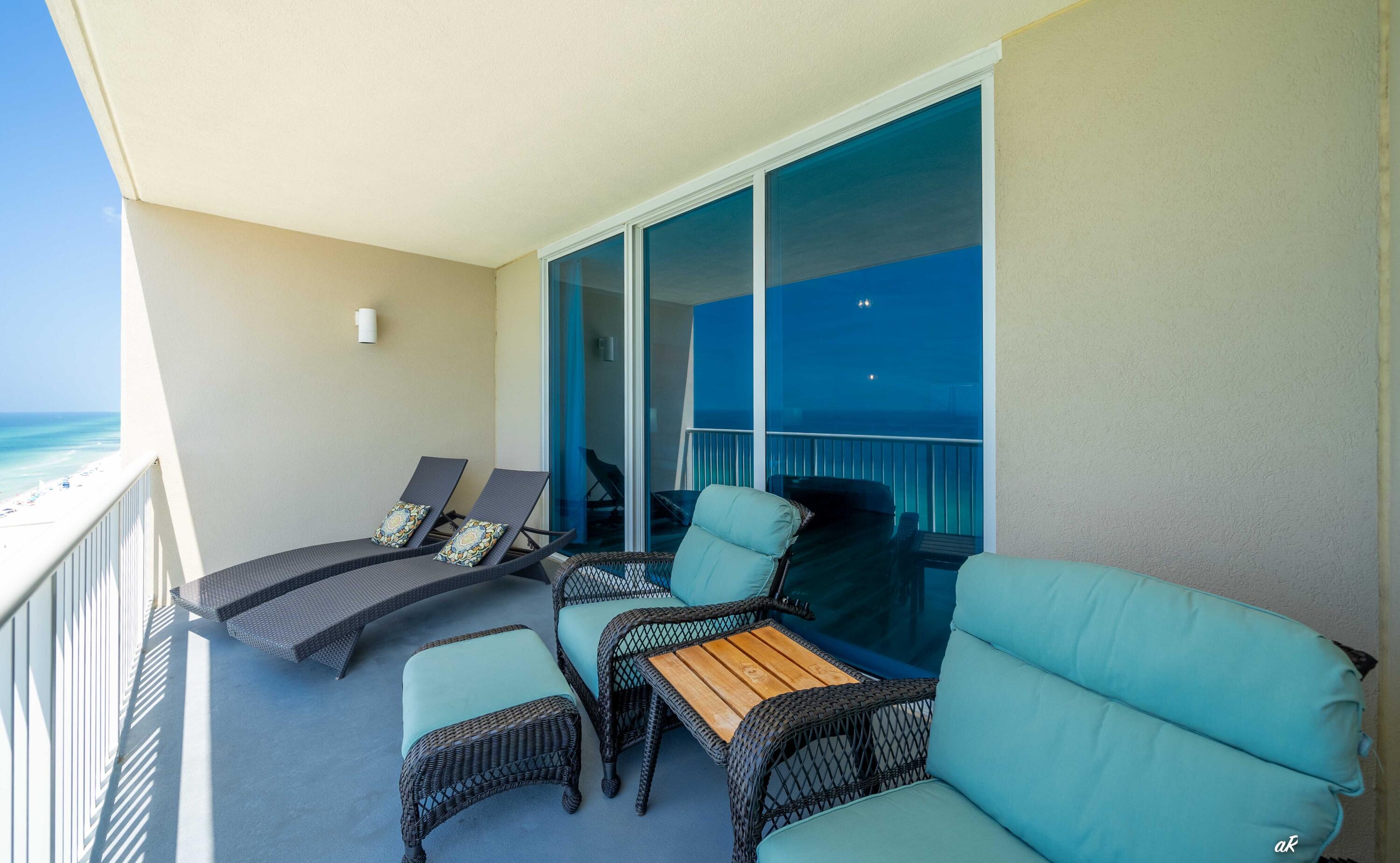 17281 Front Beach Road, Unit 1205 Panama City Beach, FL 32413 - Photo 11 of 55 Deck View-3