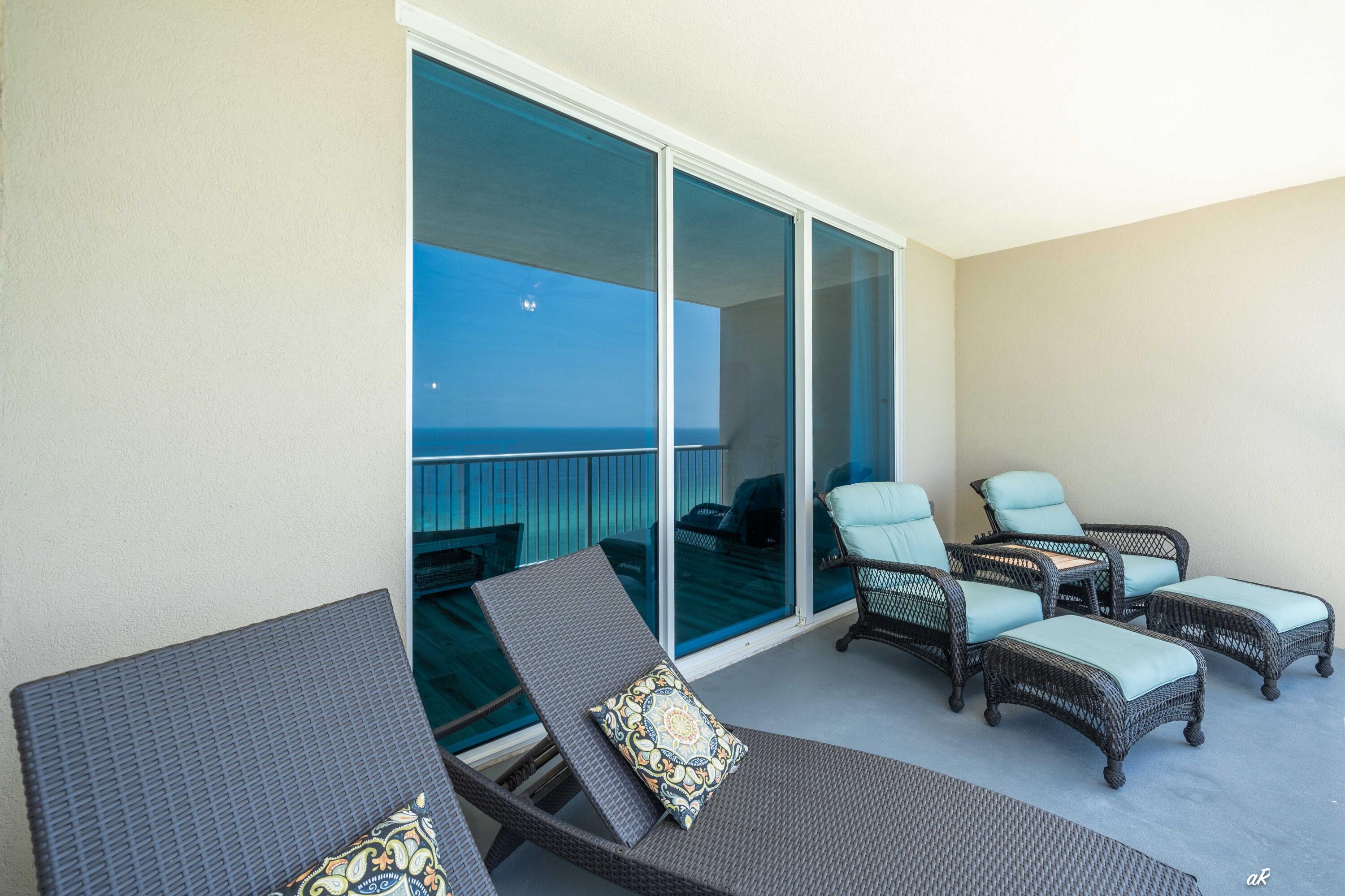 17281 Front Beach Road, Unit 1205 Panama City Beach, FL 32413 - Photo 13 of 55 Deck View-5