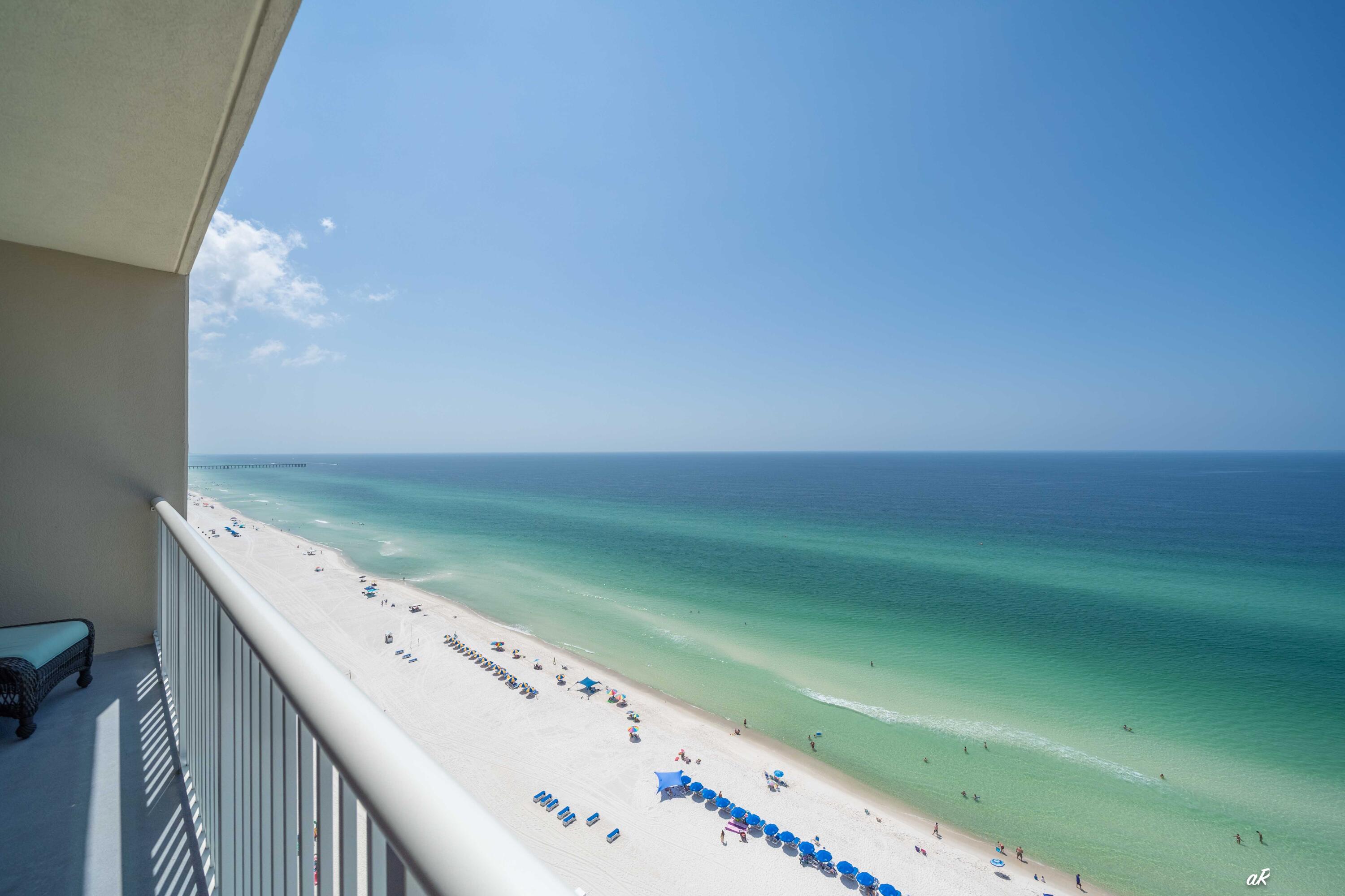 17281 Front Beach Road, Unit 1205 Panama City Beach, FL 32413 - Photo 14 of 55 Deck View-6