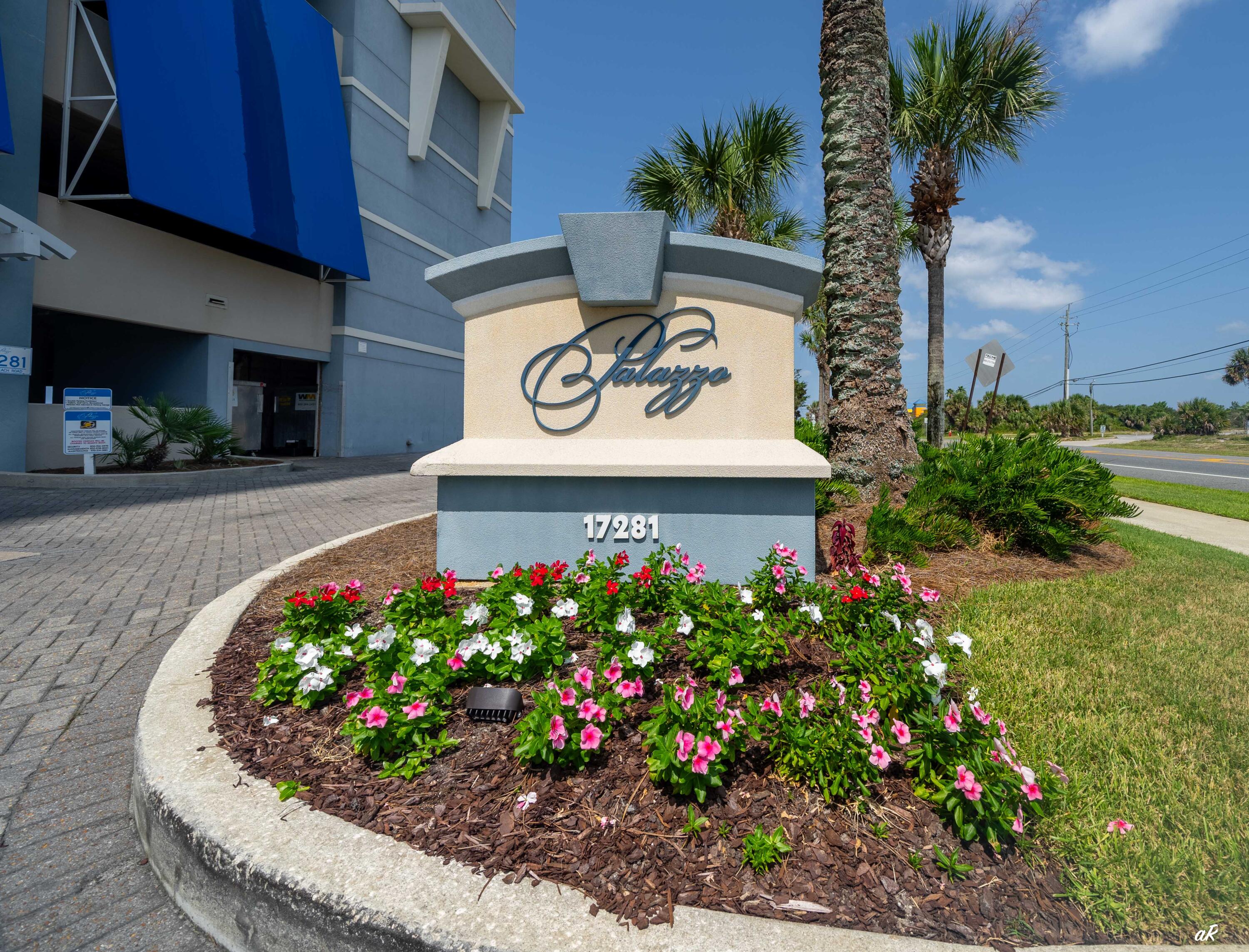 17281 Front Beach Road, Unit 1205 Panama City Beach, FL 32413 - Photo 53 of 55 Palazzo Sign