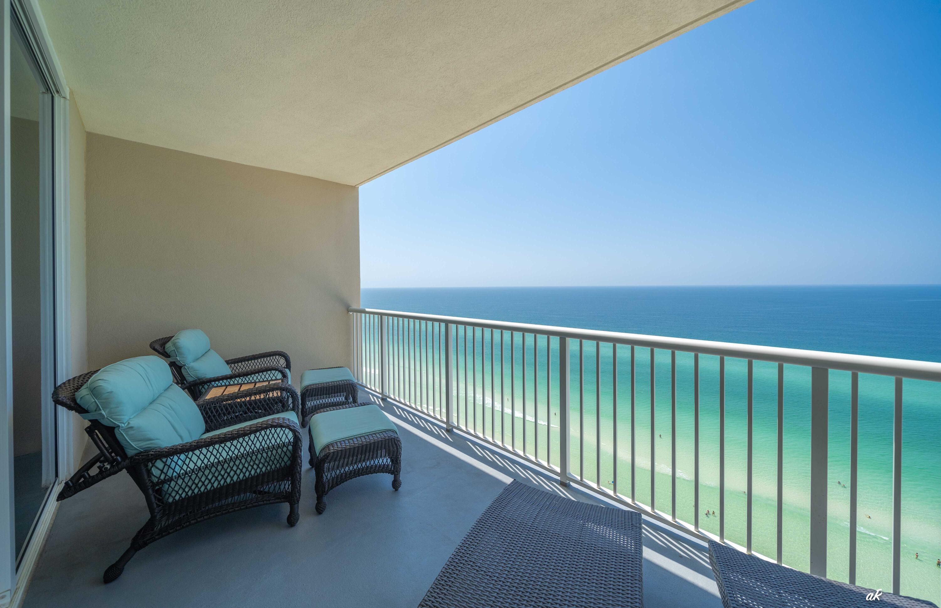 17281 Front Beach Road, Unit 1205 Panama City Beach, FL 32413 - Photo 9 of 55 Deck View-1