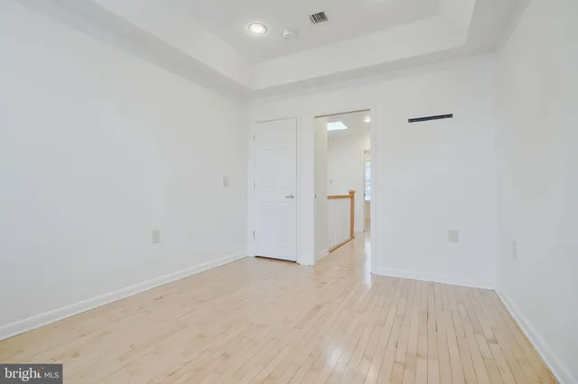 wooden floor in an empty room