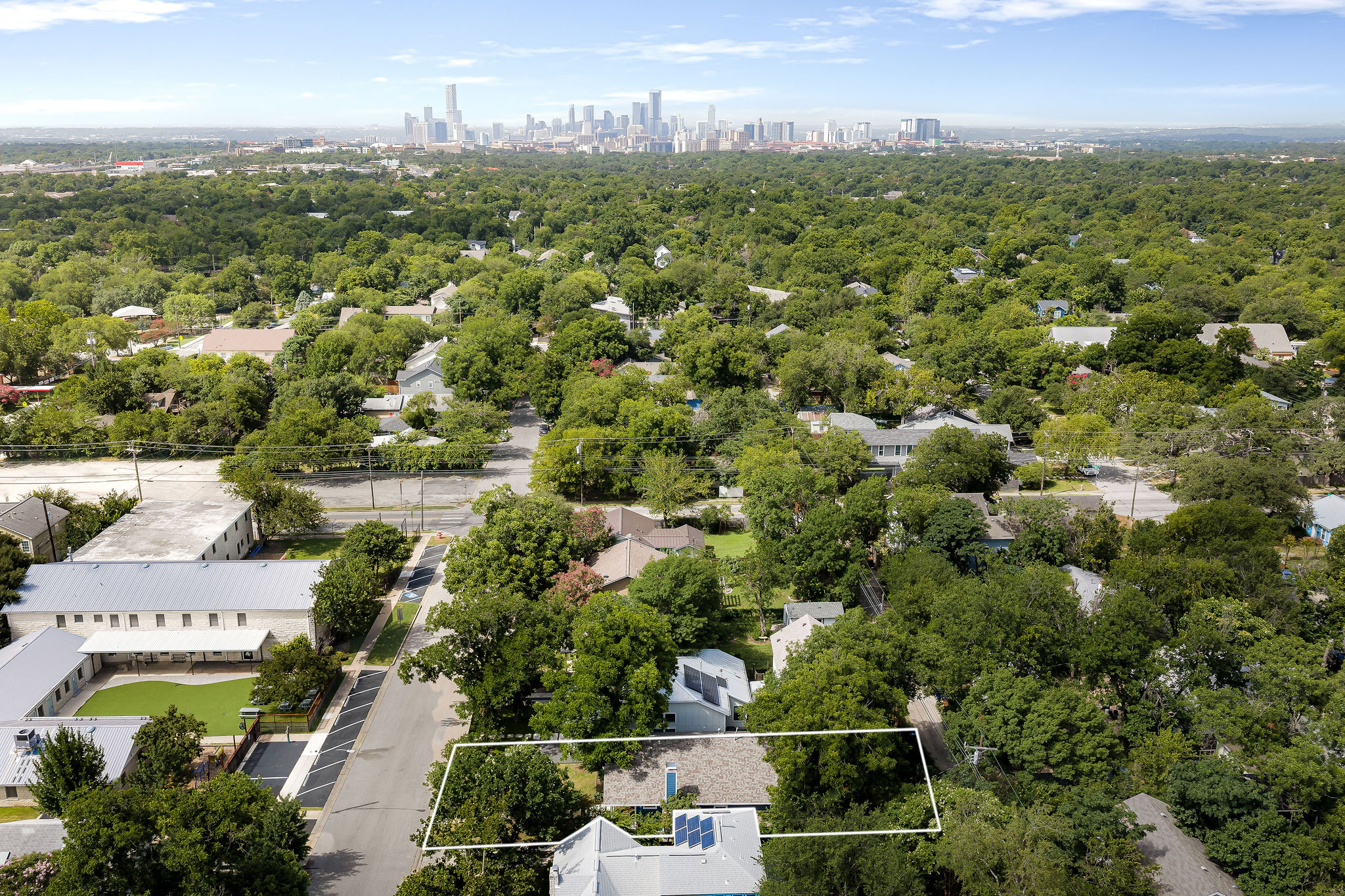 5108 Eilers Avenue Austin, TX 78751 - Photo 20 of 39 Aerial view of home, 10 minutes to downtown.