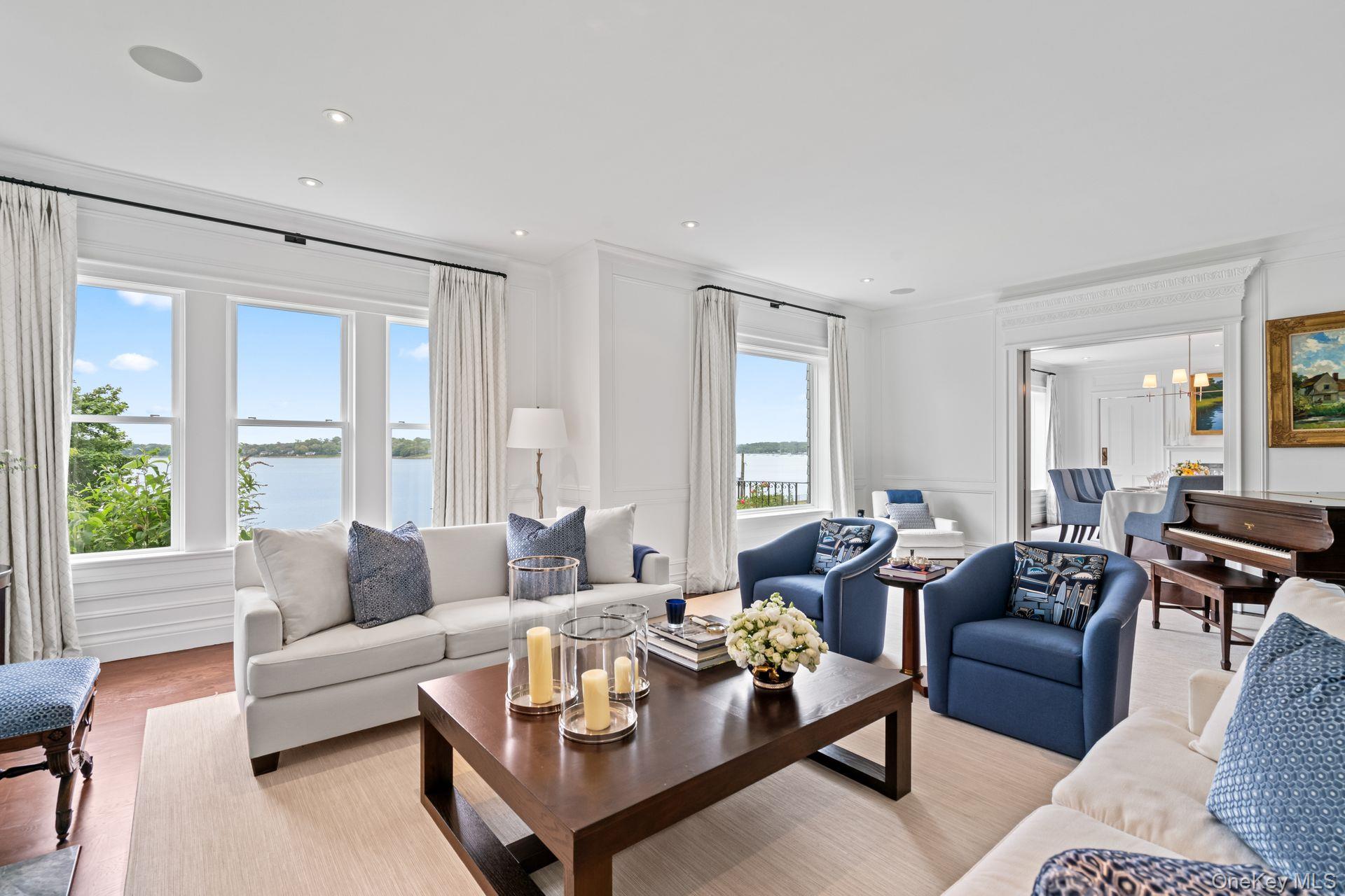 998 West Shore Road Mill Neck, NY 11765 - Photo 5 of 36 a living room with furniture and a large window