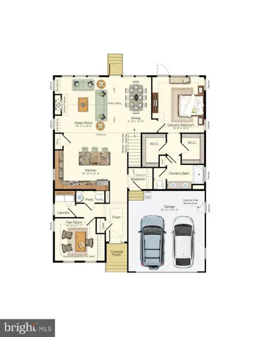 a picture of a floor plan