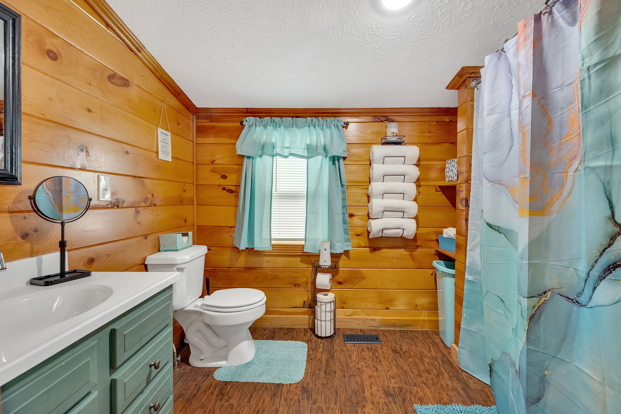 114 Ashley Road Jamestown, TN 38556 - Photo 17 of 29 a bathroom with a sink and a toilet
