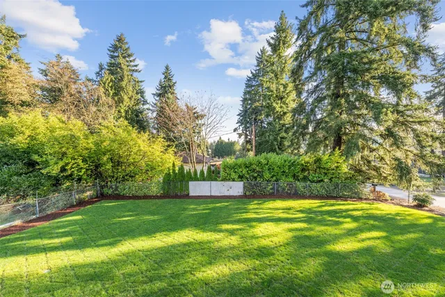 a view of yard with green space