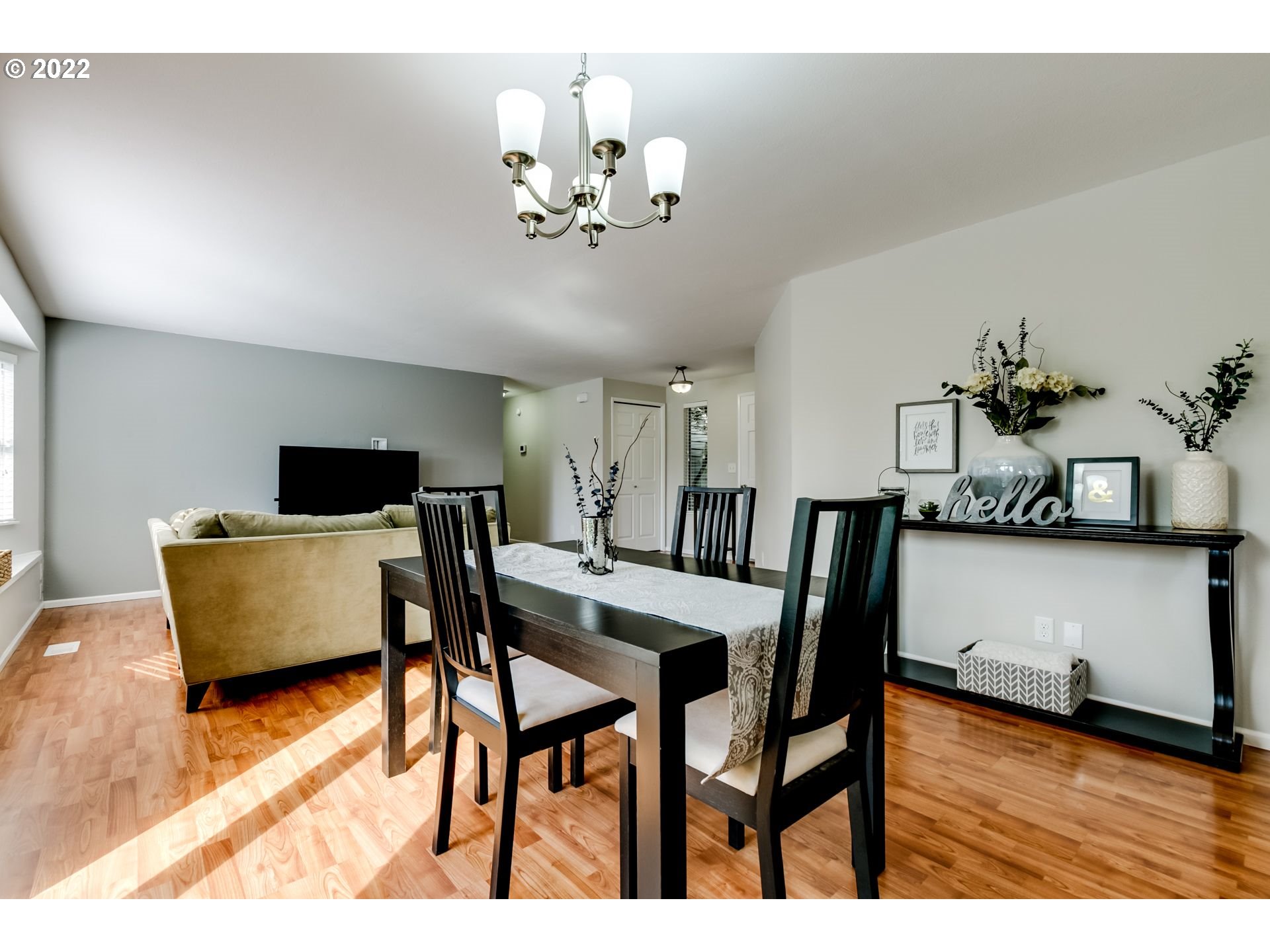 610 67th Place Springfield, OR 97478 - Photo 14 of 28 a view of a dining room with furniture and wooden floor