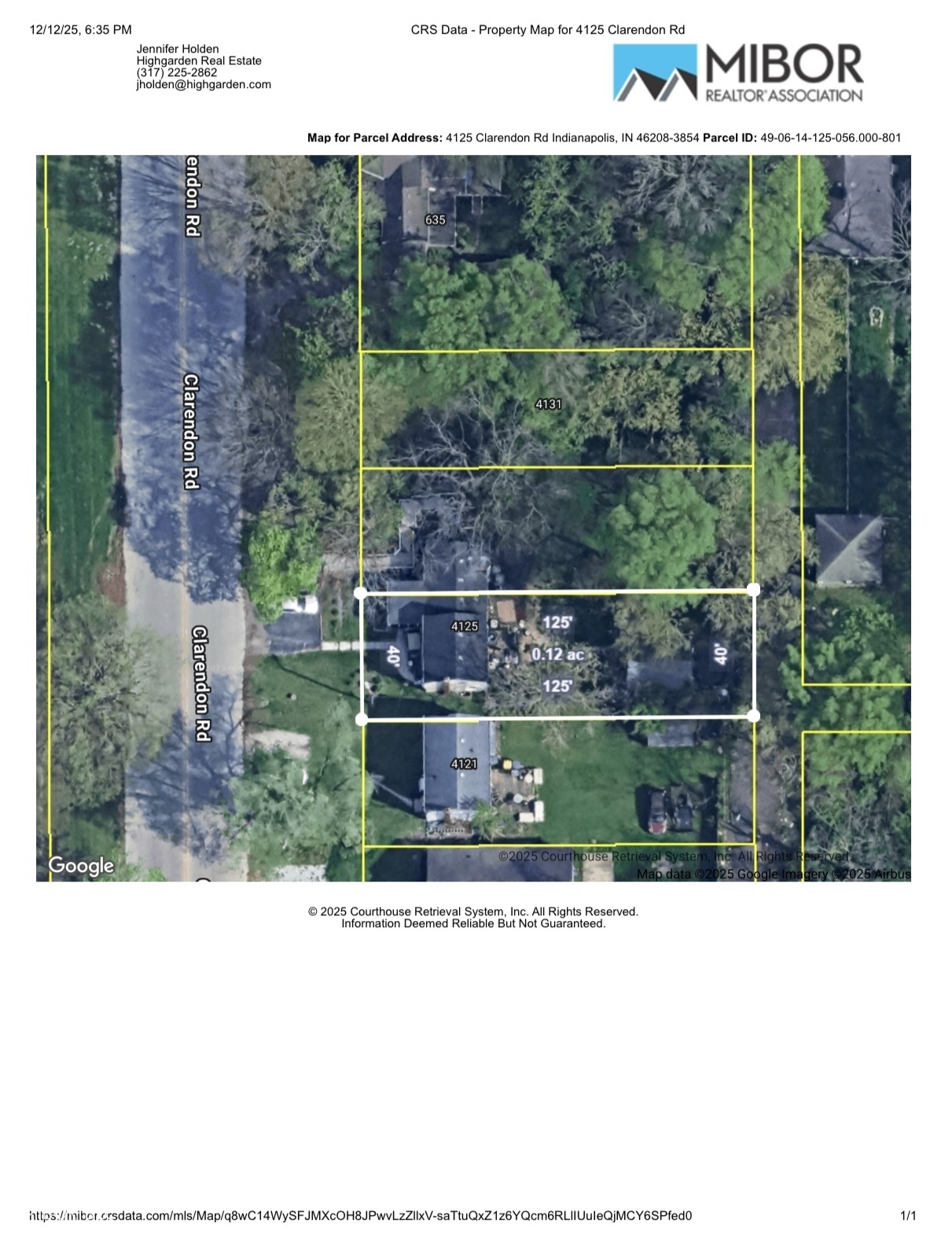 4125 Clarendon Road Indianapolis, IN 46208 - Photo 3 of 5