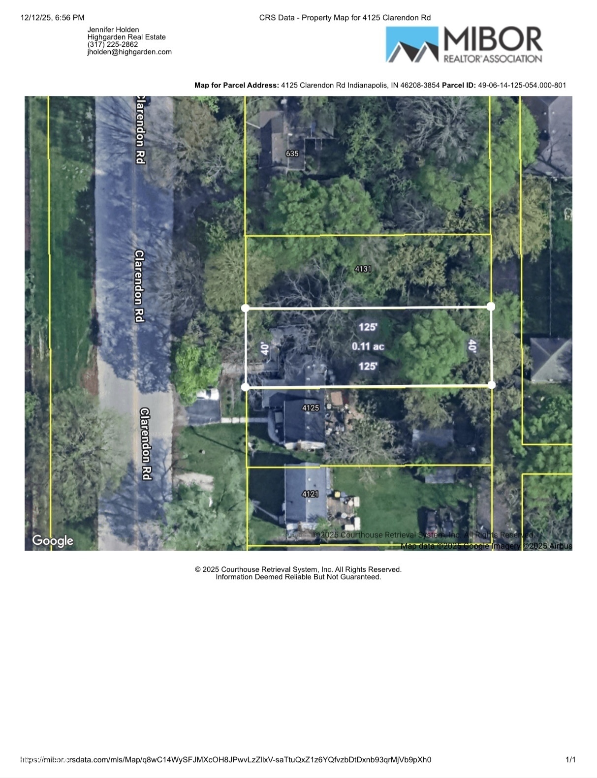 4125 Clarendon Road Indianapolis, IN 46208 - Photo 4 of 5