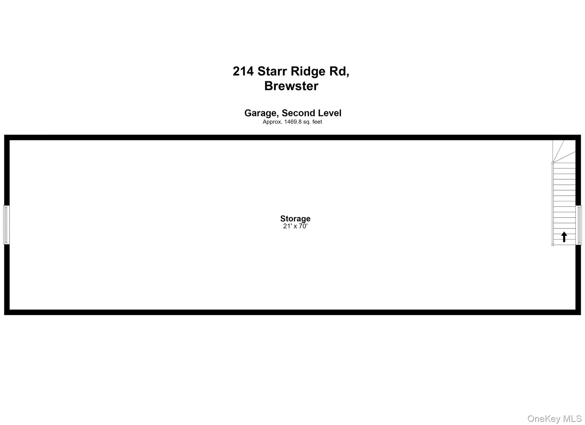 214 Starr Ridge Road Brewster, NY 10509 - Photo 41 of 42 2nd Level Floor Plans - 6 Car Garage