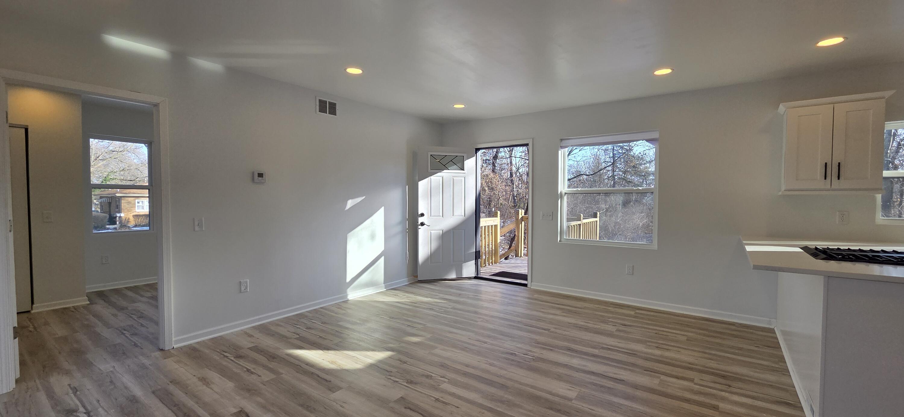 7325 Locust Avenue Gary, IN 46403 - Photo 17 of 136 a view of livingroom with furniture and wooden floor