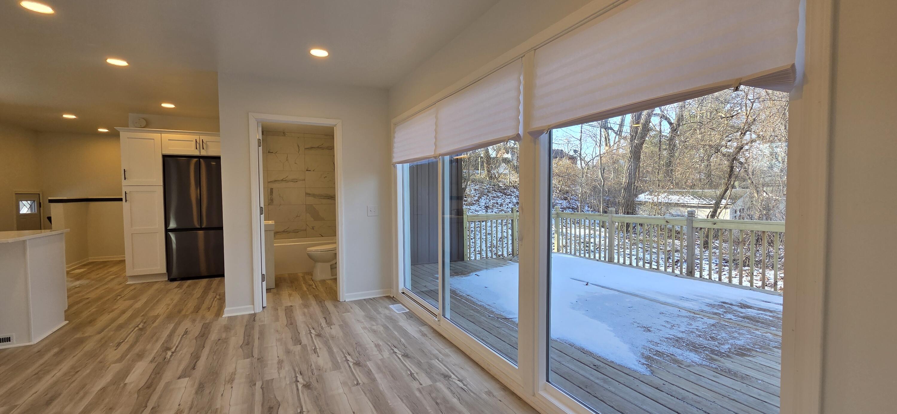 7325 Locust Avenue Gary, IN 46403 - Photo 75 of 136 a view of hallway with a large window and wooden floor