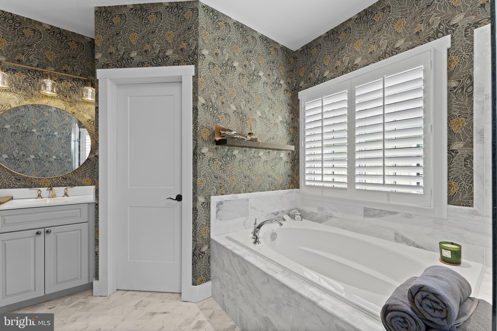 105 Reed Street Middleburg, VA 20117 - Photo 42 of 62 a bathroom with a bathtub a shower and a sink