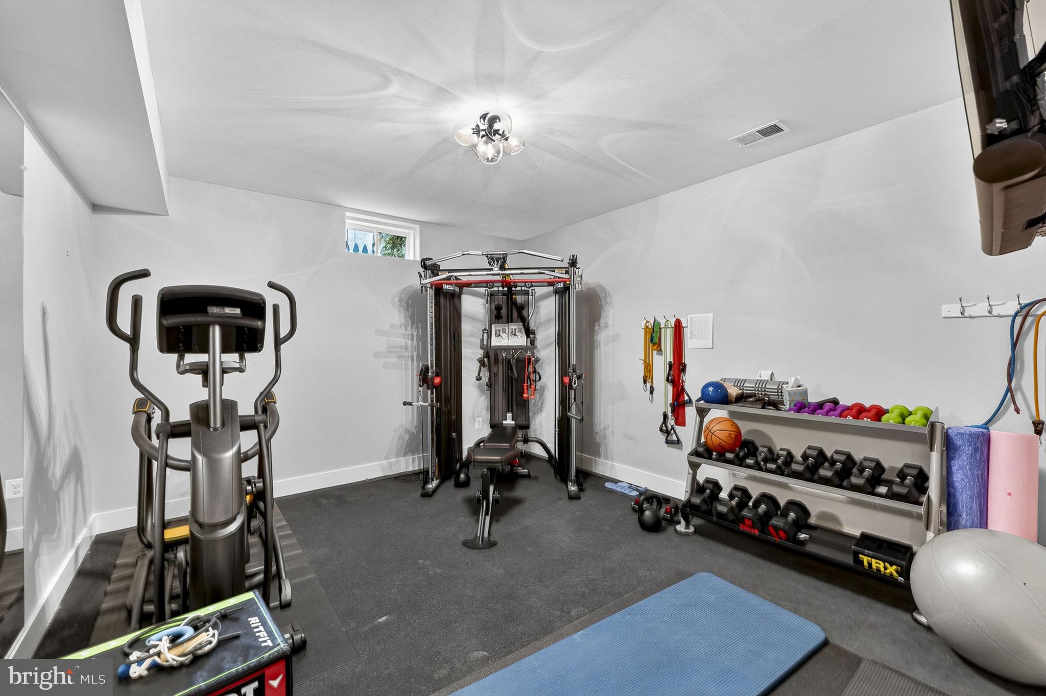 105 Reed Street Middleburg, VA 20117 - Photo 49 of 62 a view of a room with gym equipment