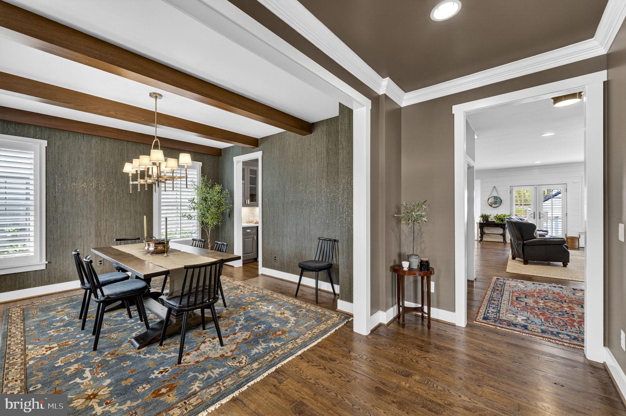 105 Reed Street Middleburg, VA 20117 - Photo 7 of 62 a view of a dining room with furniture and wooden floor