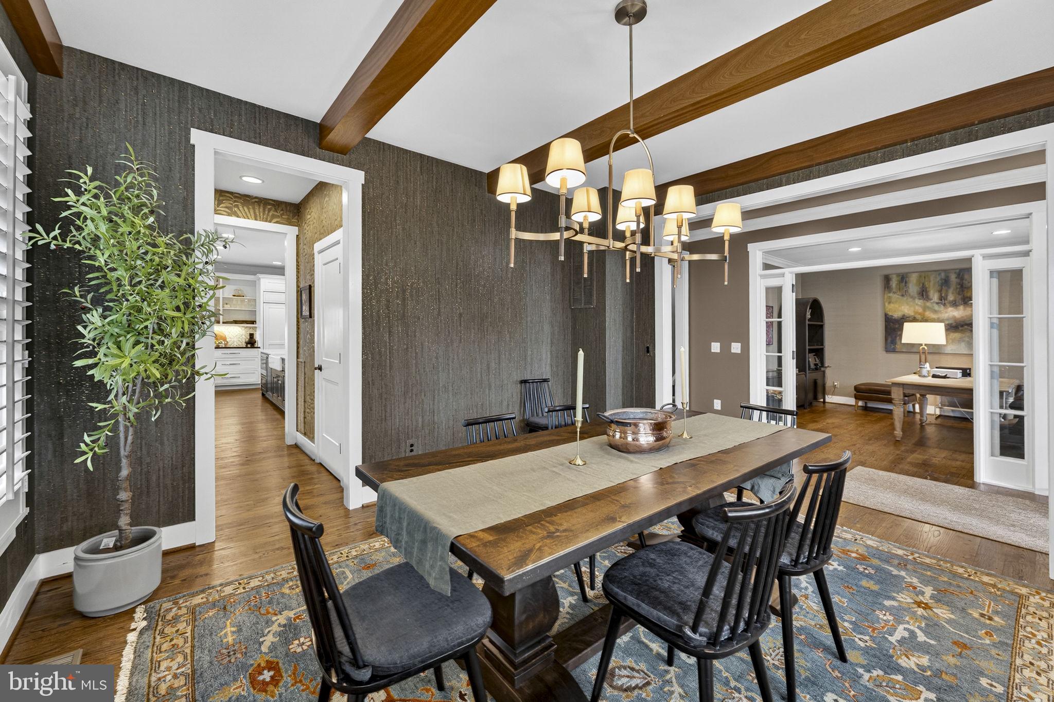 105 Reed Street Middleburg, VA 20117 - Photo 10 of 62 a dining room with furniture and wooden floor