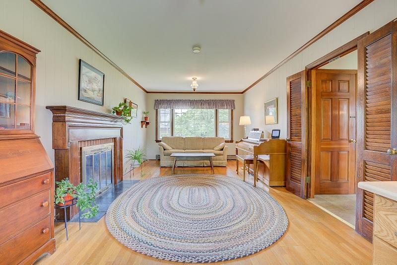 627 Olney Road Vinton, VA 24179 - Photo 20 of 43 a living room with furniture and a fireplace