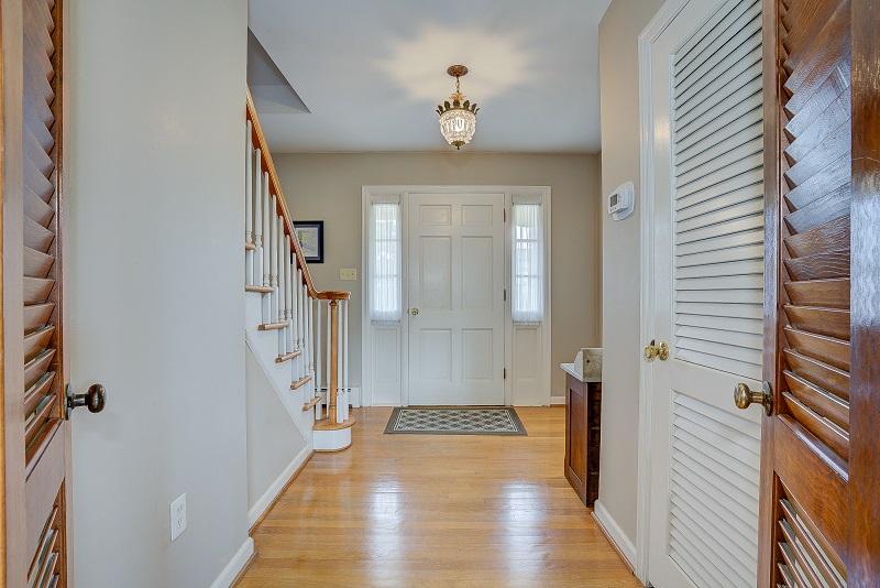 627 Olney Road Vinton, VA 24179 - Photo 6 of 43 a view of a hallway view with wooden floor and staircase