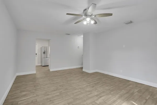 wooden floor in an empty room
