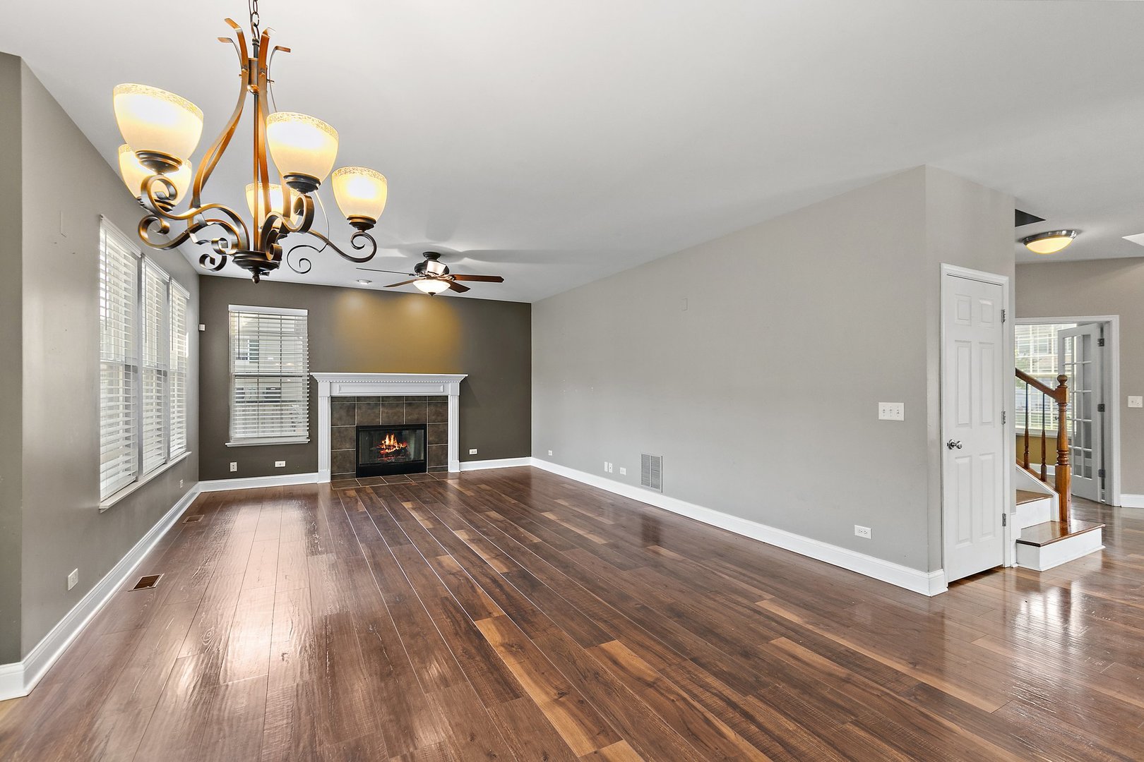 345 Shadow Hill Drive Elgin, IL 60124 - Photo 11 of 35 a view of empty room with wooden floor