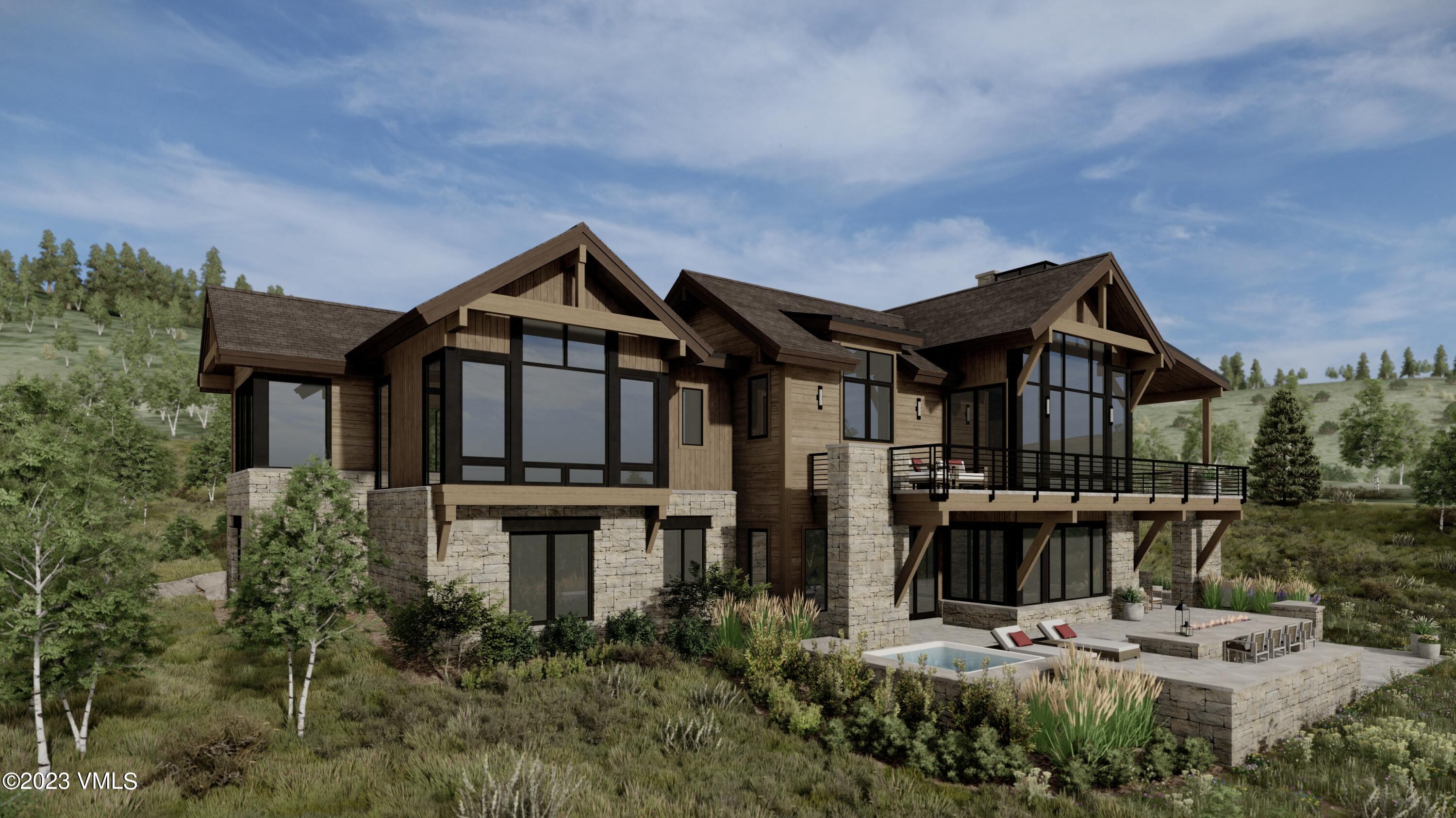 922 Red Draw Edwards, CO 81632 - Photo 9 of 14 a front view of a house with swimming pool and porch