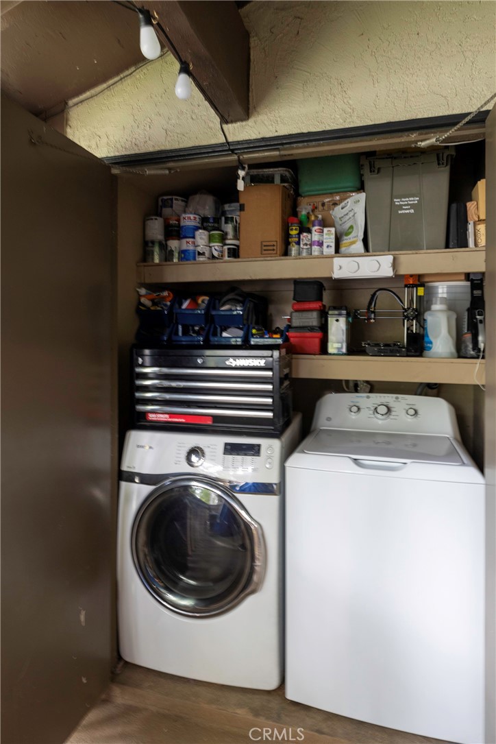 20702 El Toro Road, Unit 178 Lake Forest, CA 92630 - Photo 20 of 30 a utility room with dryer and washer