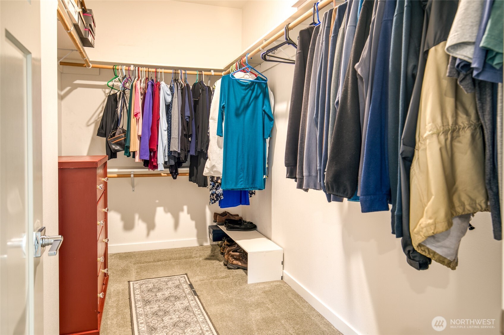 28 Roup Road Montesano, WA 98563 - Photo 21 of 40 a view of walk in closet with clothes and shoes