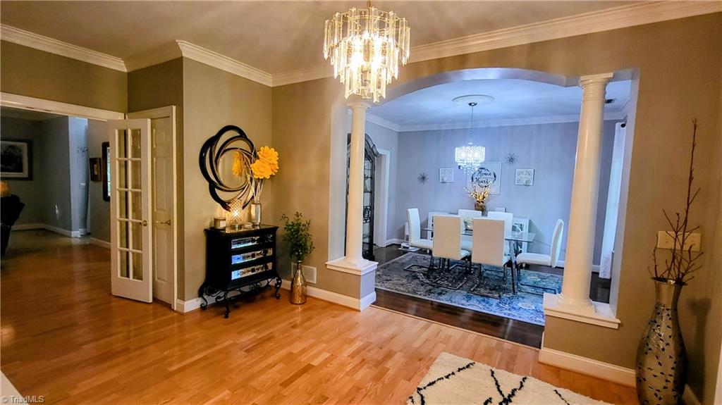 7035 Skylark Road Pfafftown, NC 27040 - Photo 12 of 47 Grand Foyer Designed for Welcoming & Entertaining with Walk-Up Attic Access!