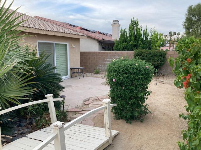 48192 Panorama Avenue Indio, CA 92201 - Photo 43 of 47 a view of backyard with outdoor seating and plants
