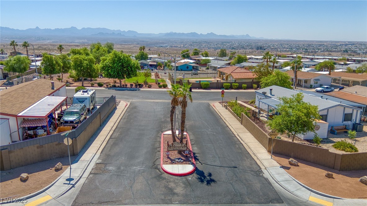 3262 Del Monte Street Laughlin, NV 89029 - Photo 2 of 42 Aerial view of residential area with mountains