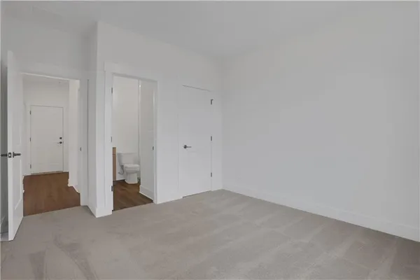 a view of an empty room