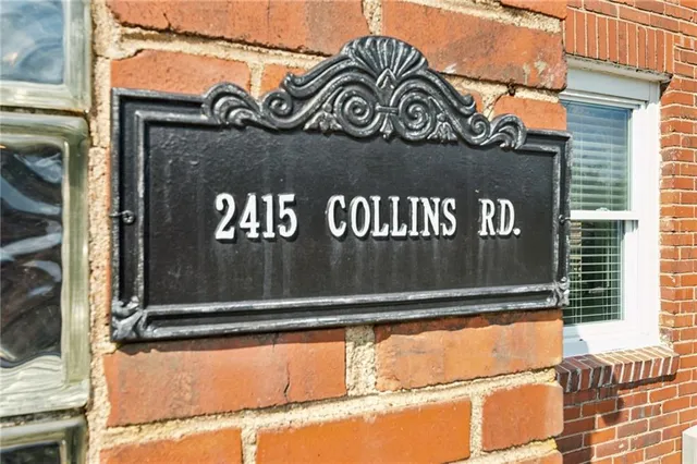 a view of a wooden door of a building