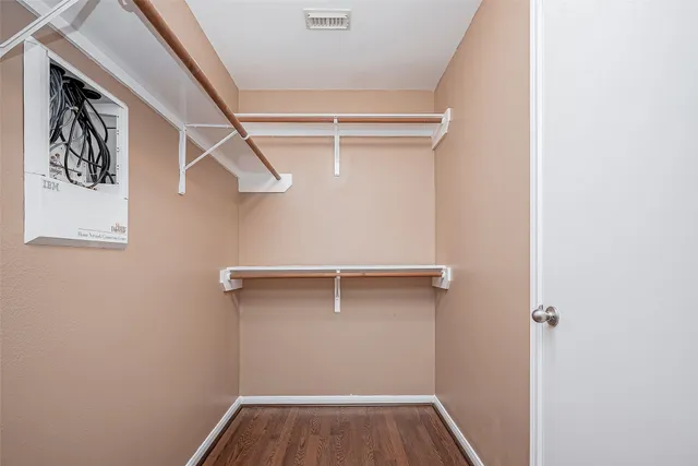 a view of walk in closet